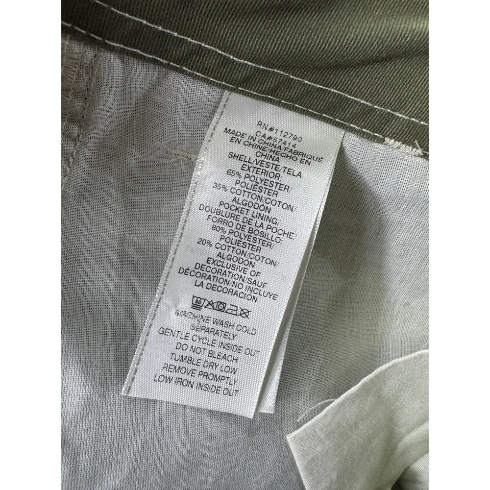 True Religion Men Cargo Pants 34x32 Green Kalamata Utility Workwear Straight NWT